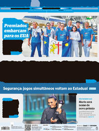Capa do jornal Diario de Pernambuco 16/01/2024