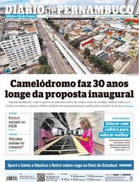 Capa do jornal Diario de Pernambuco 16/03/2024