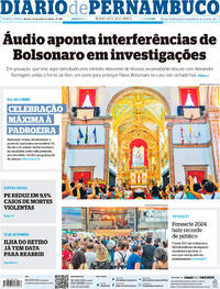 Capa do jornal Diario de Pernambuco 16/07/2024
