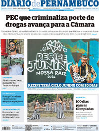 Capa do jornal Diario de Pernambuco 17/04/2024