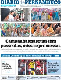 Capa do jornal Diario de Pernambuco 17/08/2024