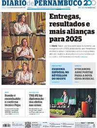 Capa do jornal Diario de Pernambuco 17/12/2024