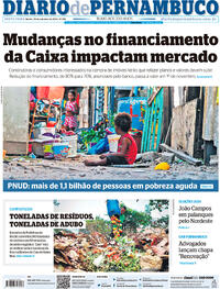Capa do jornal Diario de Pernambuco 18/10/2024