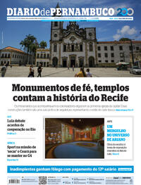 Capa do jornal Diario de Pernambuco 18/11/2024