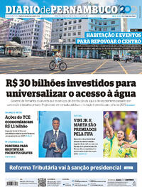 Capa do jornal Diario de Pernambuco 18/12/2024