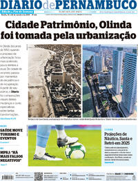 Capa do jornal Diario de Pernambuco 19/10/2024