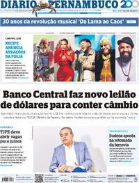 Capa do jornal Diario de Pernambuco 19/12/2024