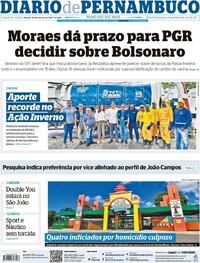 Capa do jornal Diario de Pernambuco 20/03/2024