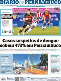 Capa do jornal Diario de Pernambuco 21/03/2024