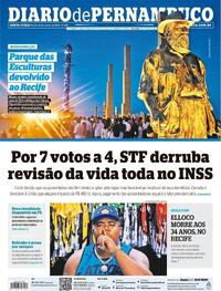 Capa do jornal Diario de Pernambuco 22/03/2024