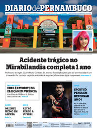Capa do jornal Diario de Pernambuco 23/09/2024
