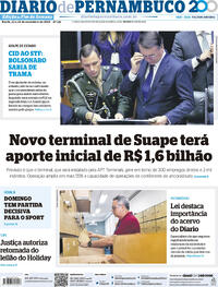 Capa do jornal Diario de Pernambuco 23/11/2024