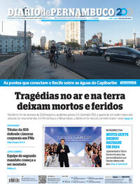 Capa do jornal Diario de Pernambuco 23/12/2024
