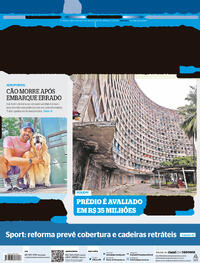 Capa do jornal Diario de Pernambuco 24/04/2024