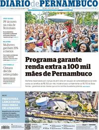 Capa do jornal Diario de Pernambuco 26/03/2024