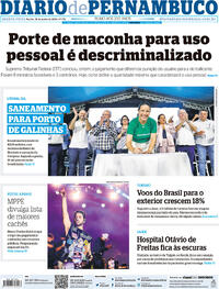 Capa do jornal Diario de Pernambuco 26/06/2024