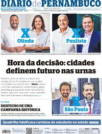 Capa do jornal Diario de Pernambuco 26/10/2024