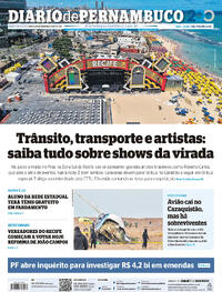 Capa do jornal Diario de Pernambuco 26/12/2024