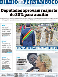 Capa do jornal Diario de Pernambuco 27/06/2024