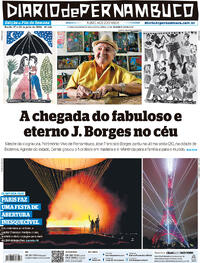 Capa do jornal Diario de Pernambuco 27/07/2024