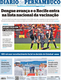 Capa do jornal Diario de Pernambuco 28/03/2024