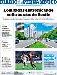 Capa do jornal Diario de Pernambuco 28/08/2024