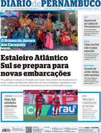 Capa do jornal Diario de Pernambuco 29/01/2024
