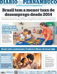 Capa do jornal Diario de Pernambuco 30/05/2024