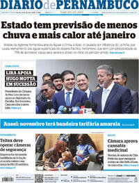 Capa do jornal Diario de Pernambuco 30/10/2024