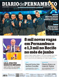 Capa do jornal Diario de Pernambuco 31/07/2024