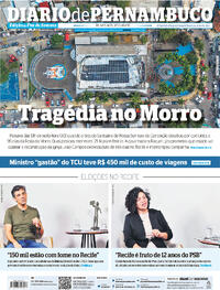 Capa do jornal Diario de Pernambuco 31/08/2024