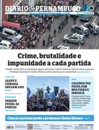 Capa do jornal Diario de Pernambuco 03/02/2025