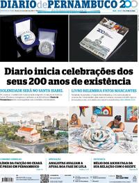 Capa do jornal Diario de Pernambuco 03/11/2025
