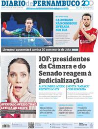 Capa do jornal Diario de Pernambuco 04/07/2025