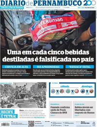 Capa do jornal Diario de Pernambuco 04/10/2025