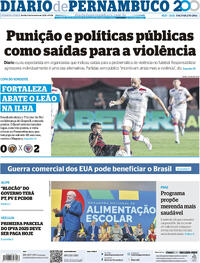 Capa do jornal Diario de Pernambuco 05/02/2025