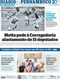 Capa do jornal Diario de Pernambuco 09/08/2025