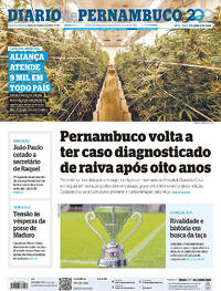 Capa do jornal Diario de Pernambuco 10/01/2025