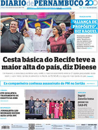 Capa do jornal Diario de Pernambuco 11/03/2025