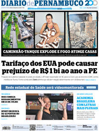 Capa do jornal Diario de Pernambuco 11/07/2025