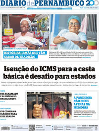 Capa do jornal Diario de Pernambuco 12/03/2025