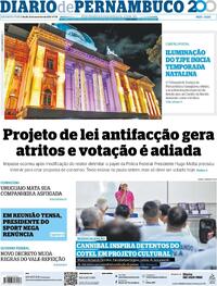Capa do jornal Diario de Pernambuco 12/11/2025