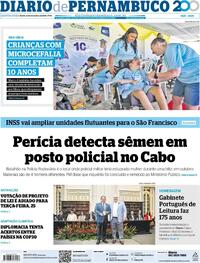 Capa do jornal Diario de Pernambuco 13/11/2025