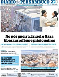 Capa do jornal Diario de Pernambuco 14/10/2025