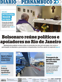 Capa do jornal Diario de Pernambuco 17/03/2025
