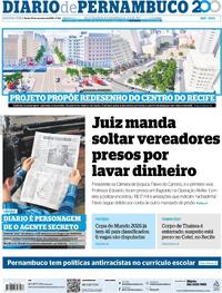 Capa do jornal Diario de Pernambuco 20/11/2025