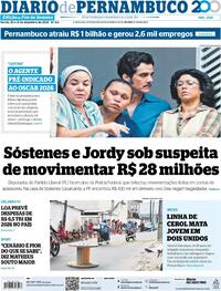 Capa do jornal Diario de Pernambuco 20/12/2025