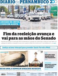 Capa do jornal Diario de Pernambuco 22/05/2025