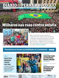 Capa do jornal Diario de Pernambuco 22/09/2025