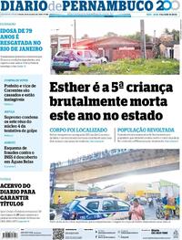 Capa do jornal Diario de Pernambuco 22/10/2025